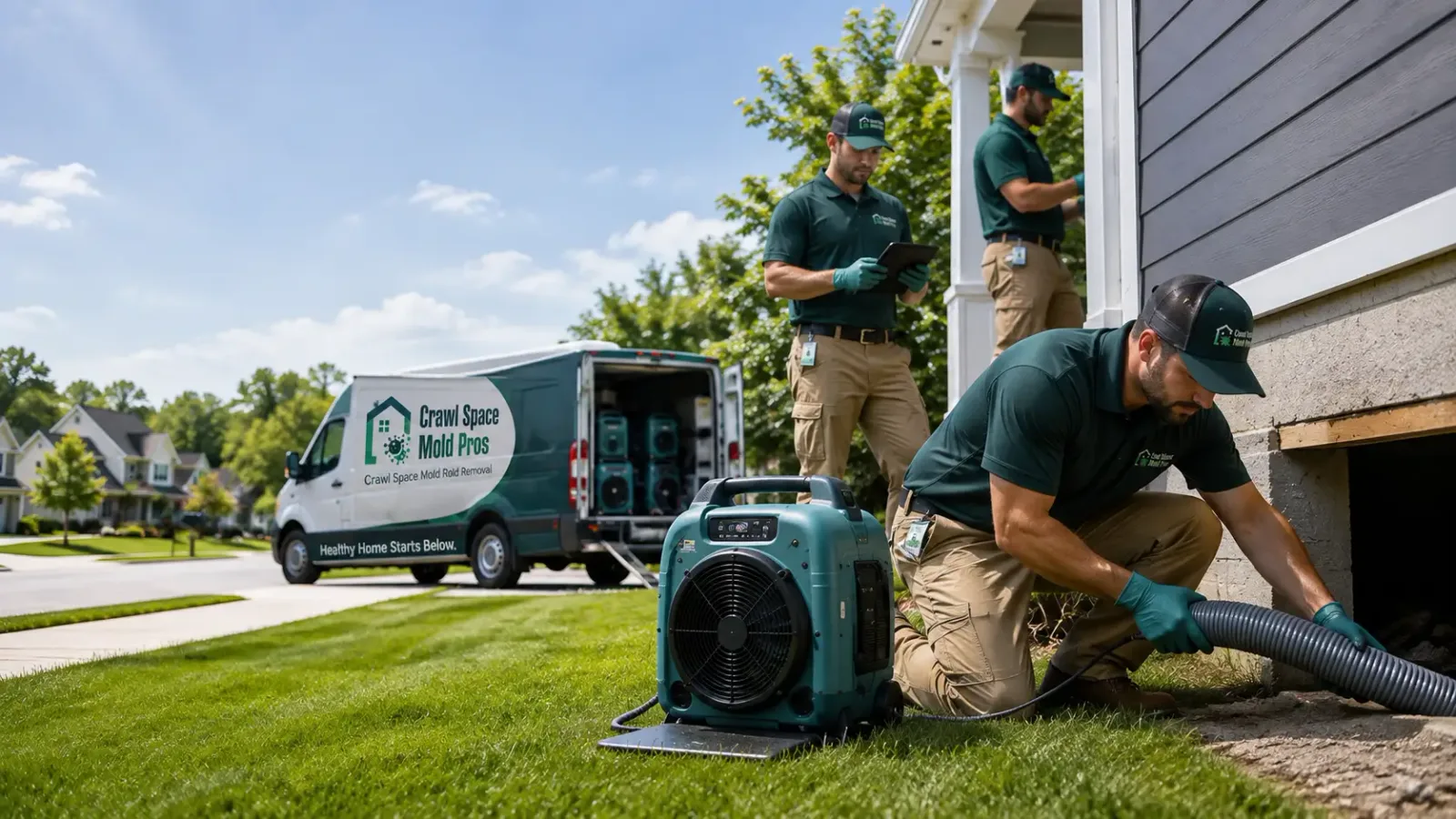 Crawl Space Mold Removal in Enfield, IL
